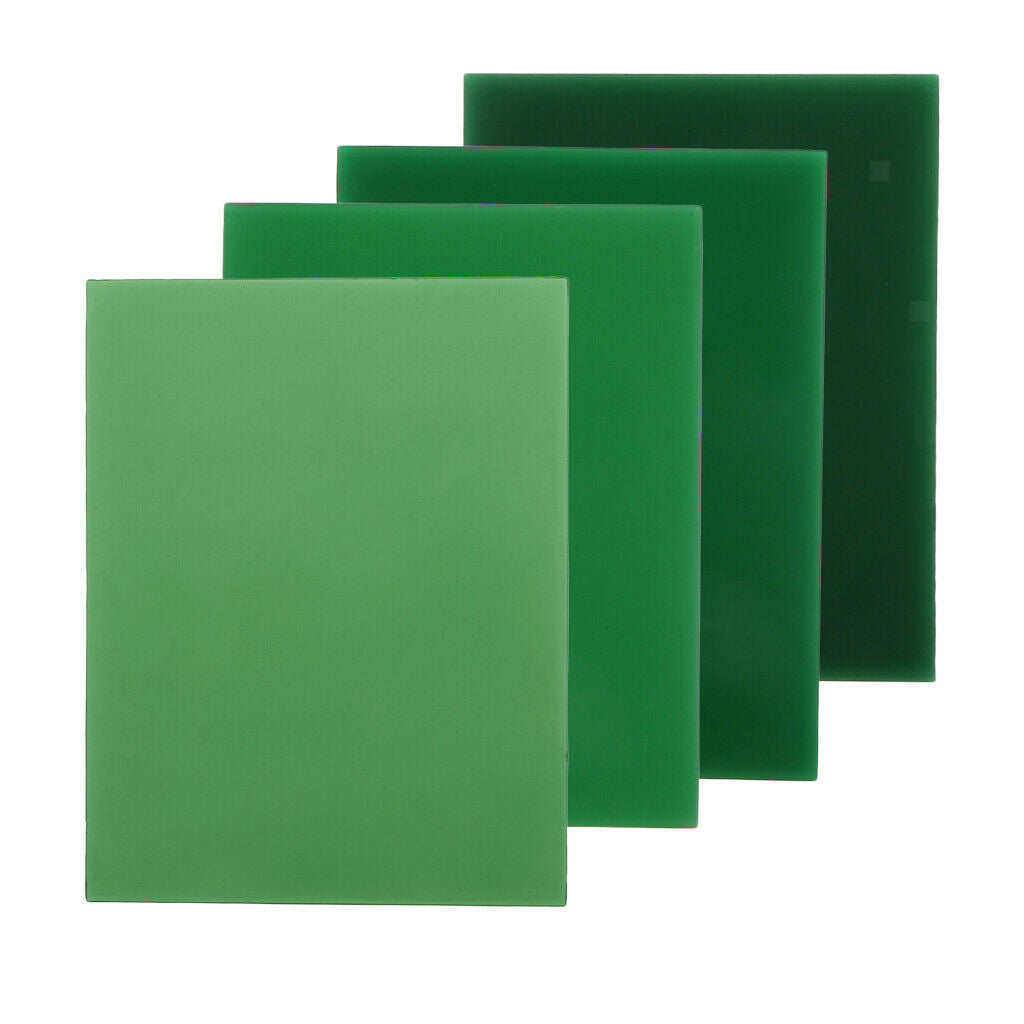 2Pc 3/4mm Carving Wax Block Green, Hard, Sliced for Jewelry Making diy Designing