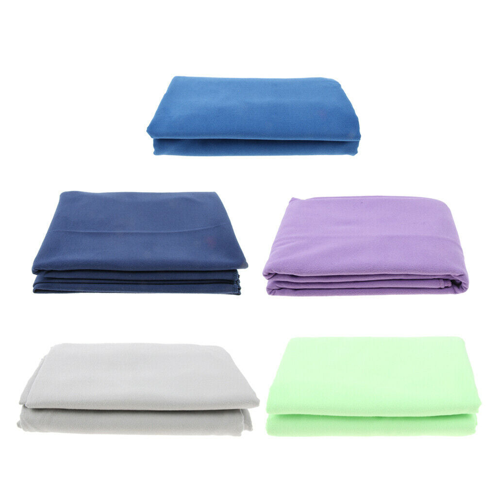 Microfiber Quick Dry Towel Ultra Absorbent Towel Swimming Beach Blue M