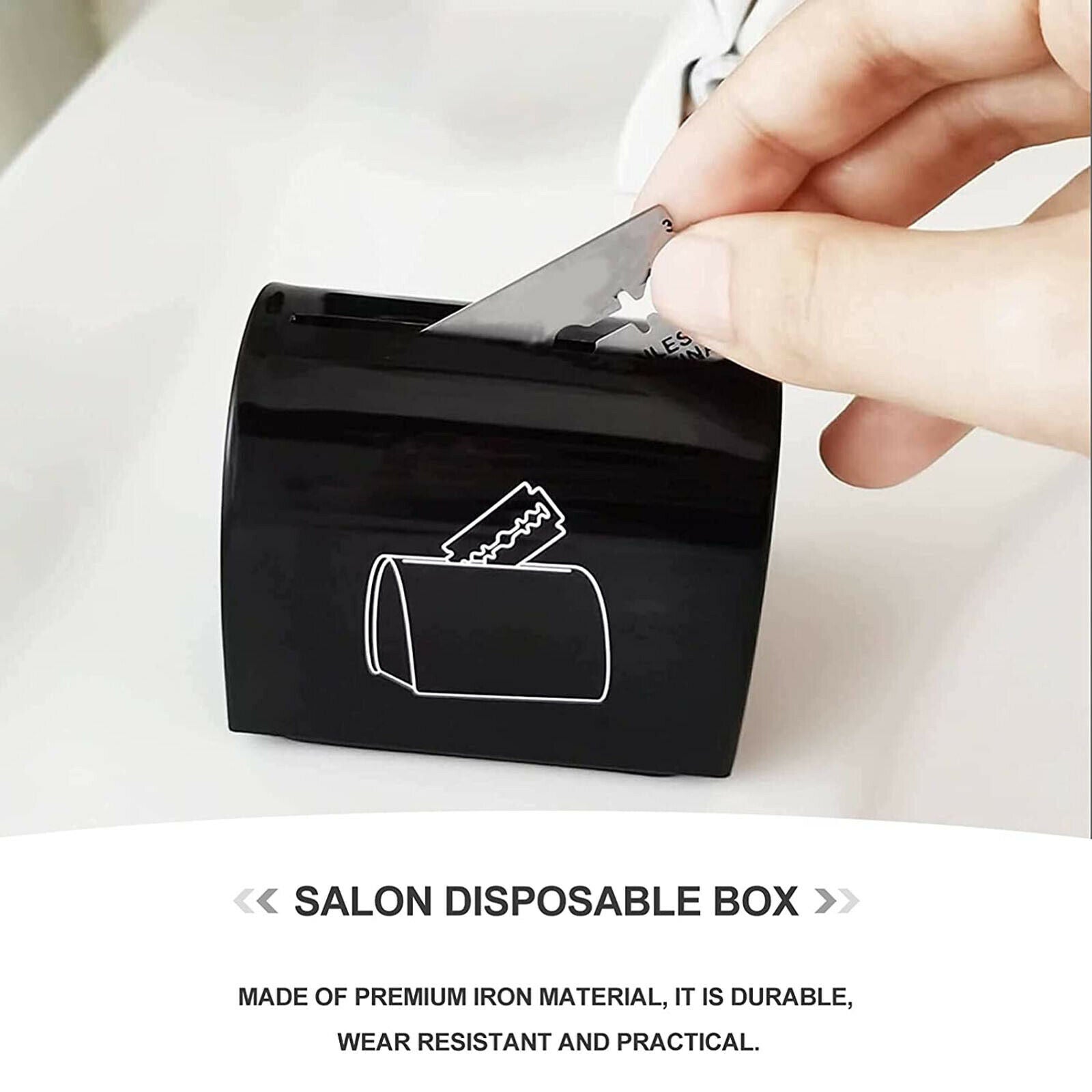 Reusable Detachable Blade Disposal Case Safety Storage Bank for Blades Boxes