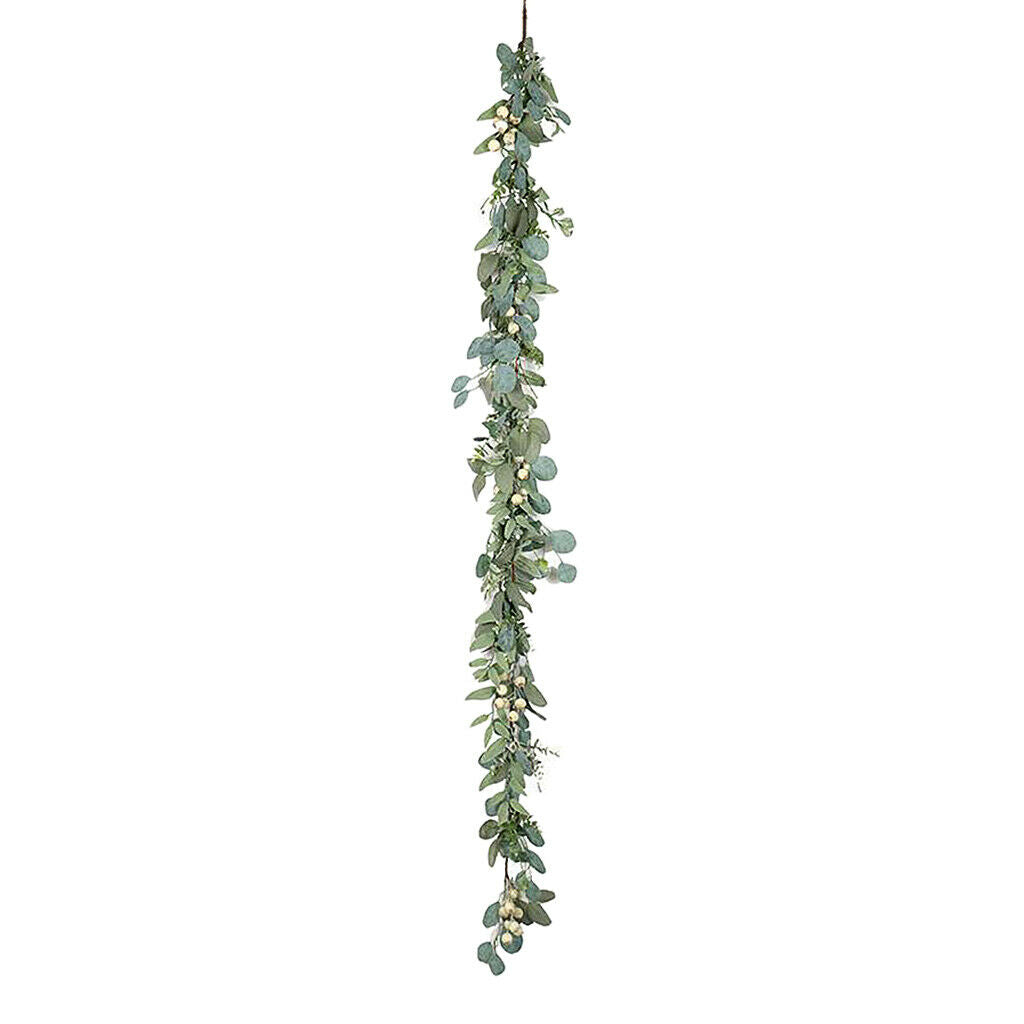 2M Artificial Vines Faux Eucalyptus Garland Greenery Vine Plant for Wedding