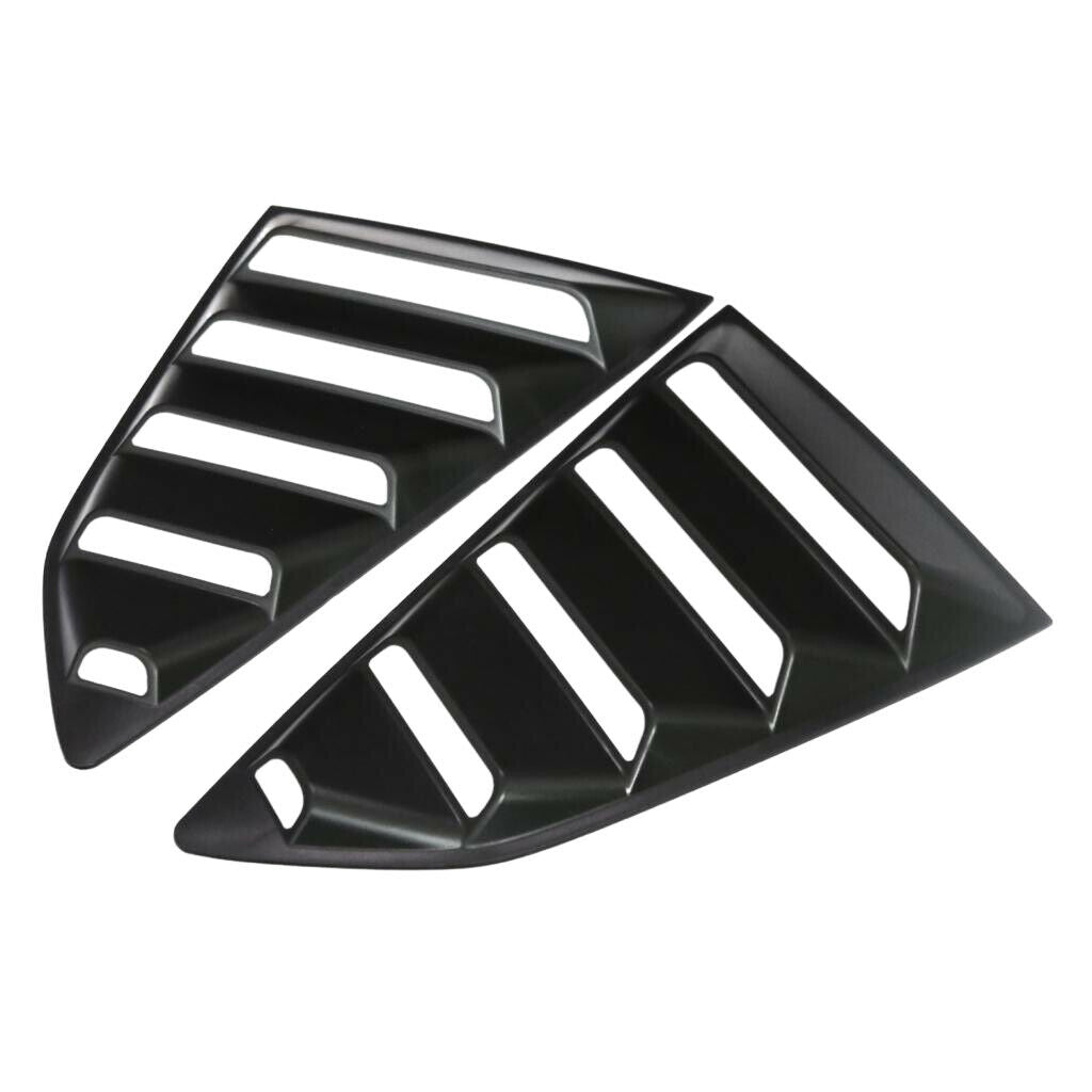 2Pcs Replacement Side Window Louver Cover 1/4 Scoop 17x10 Inch For Camaro