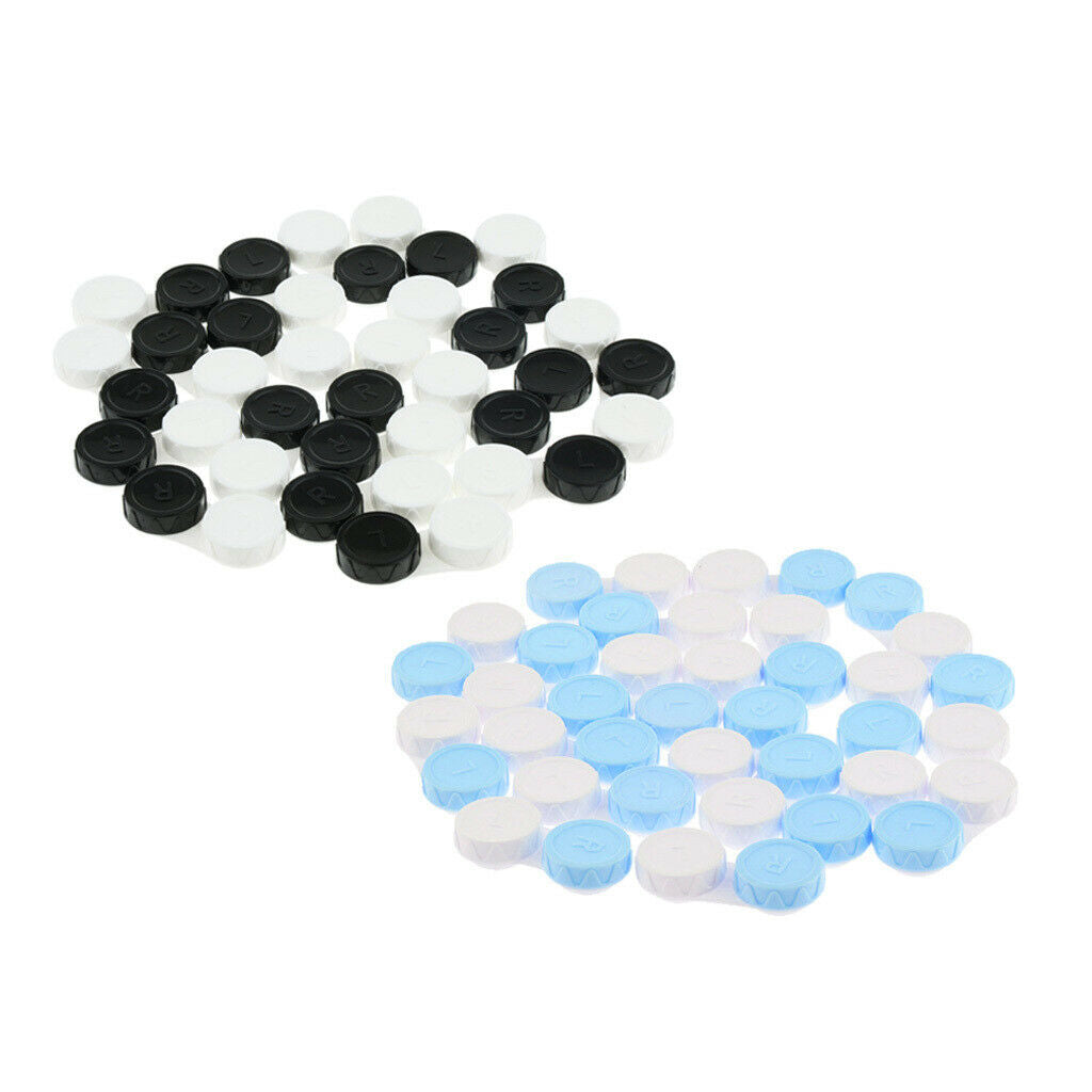 MagiDeal Bulk 40x  Lens Boxes Travel Lens Case Container Storage Holder