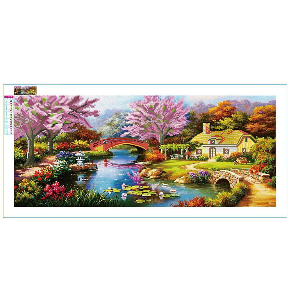 Dream Home Landscape Diamond Painting Embroidery Cross Stitch Home Decor @
