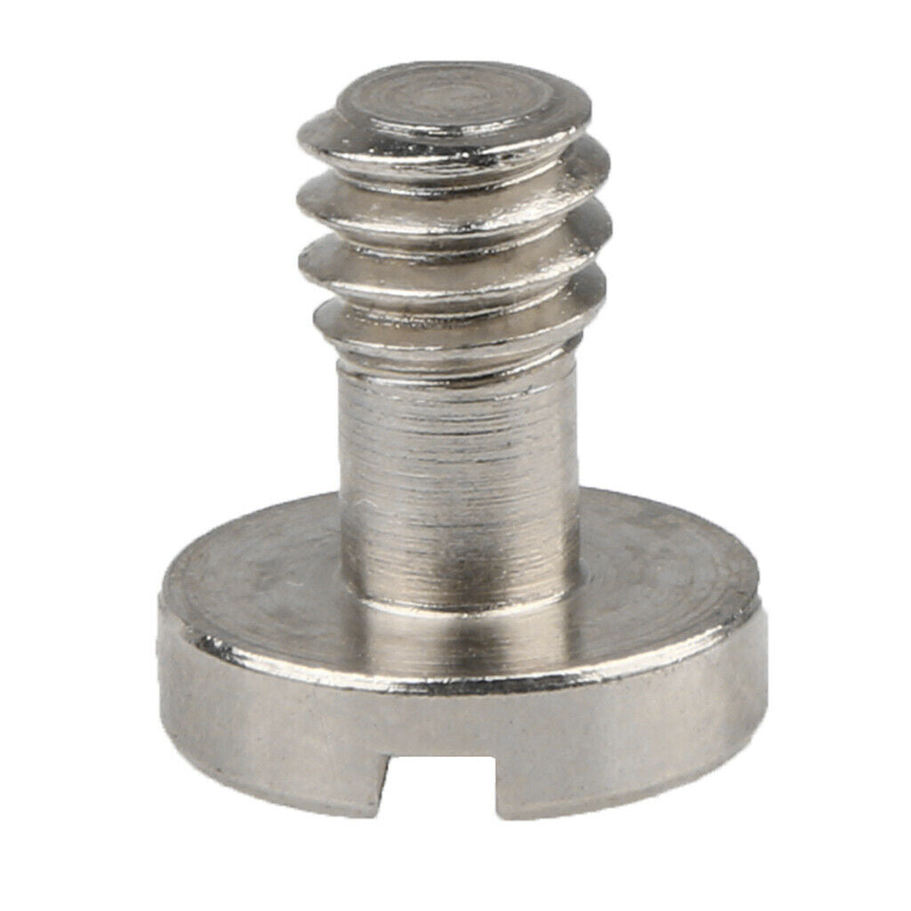 1/4" Mounting Screw 10mm Shaft without Ring for Tripod Monopod Telescopes