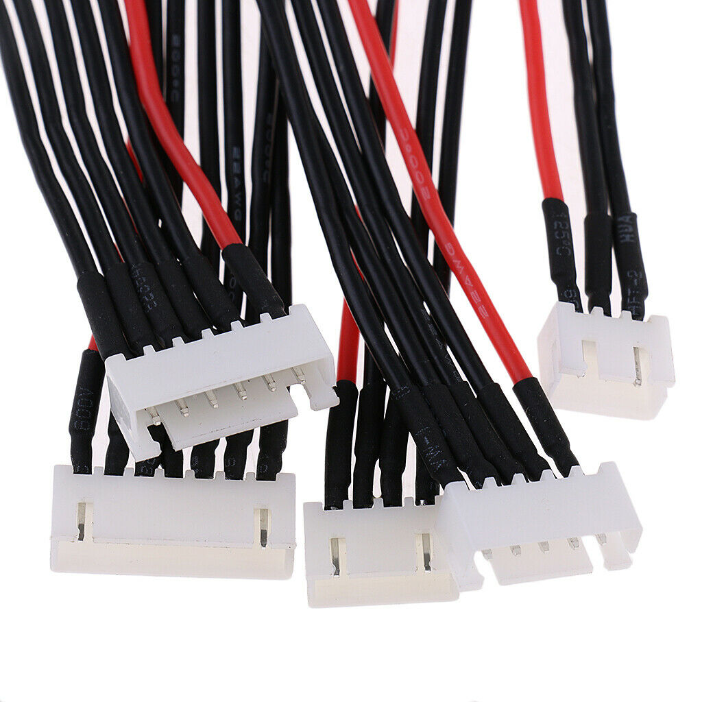 5pcs JST XH 2.54mm Connector Extension Lead Wires Cables 4 inch for RC Lipo