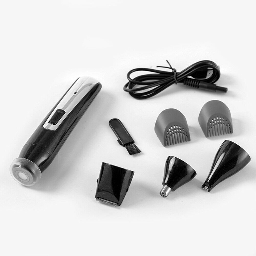 Pro Electric Men Shaver Hair Clippers Trimmer Beard Nose Cutting Machine Set