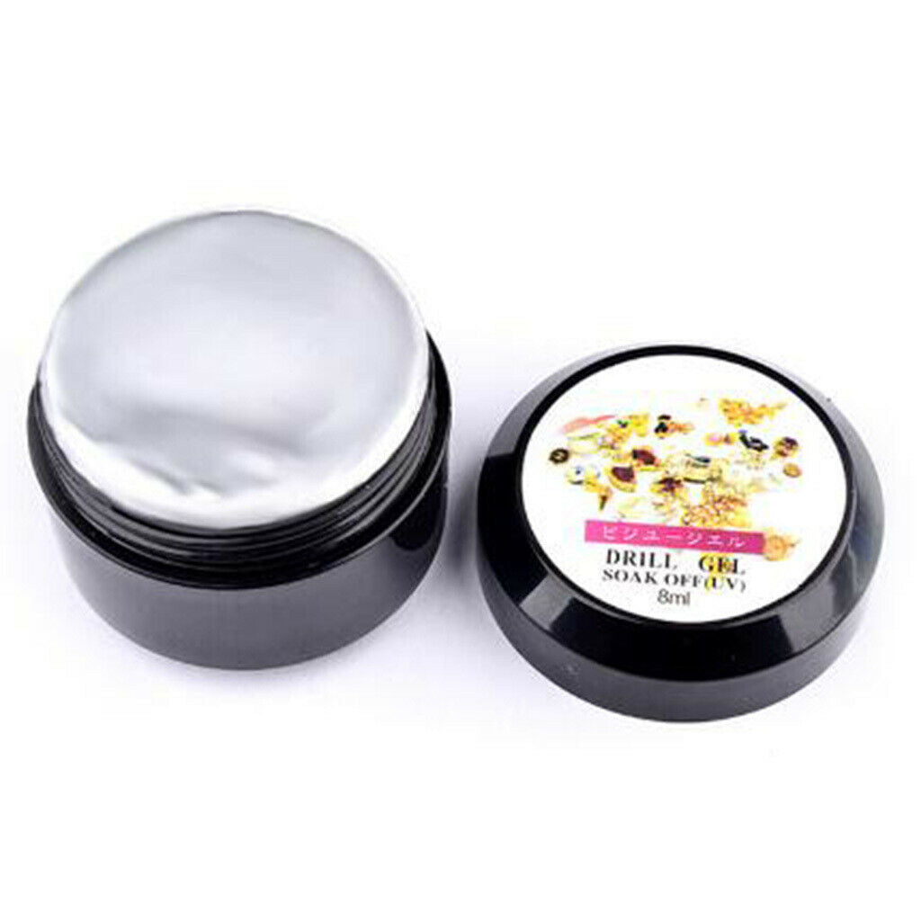 Professional Drill Gel Soak Off UV Nail Glue Nail Art Decoration Drill Gel