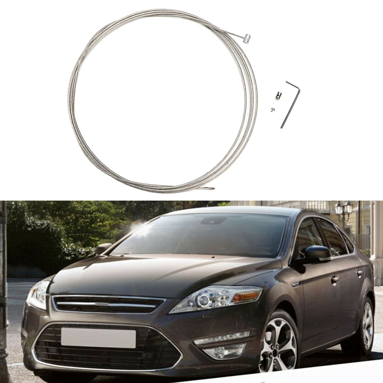 Car Handbrake Replacement Broken Snapped Bonnet Release Cable Fix Repair Kit