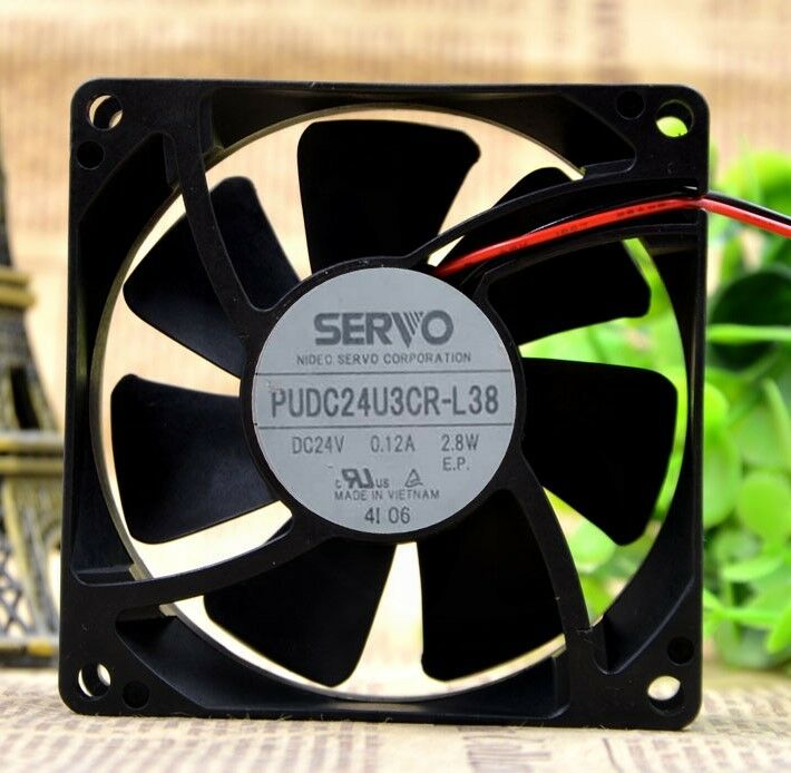 202020For PUDC24U3CR-L38 24V 0.12A 2.8W 8025 8CM inverter fan