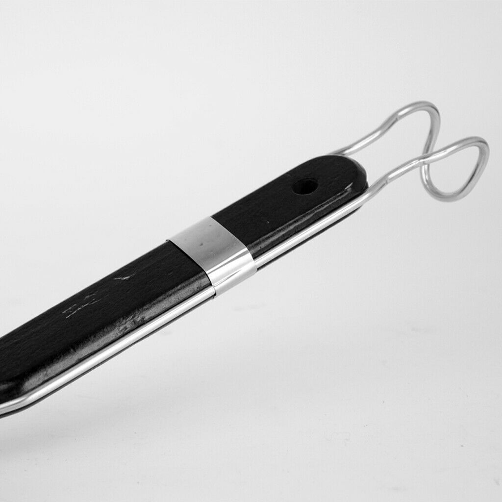 Stainless steel pasta strainer filter spoon wire skimmer spiral 13.5 cm