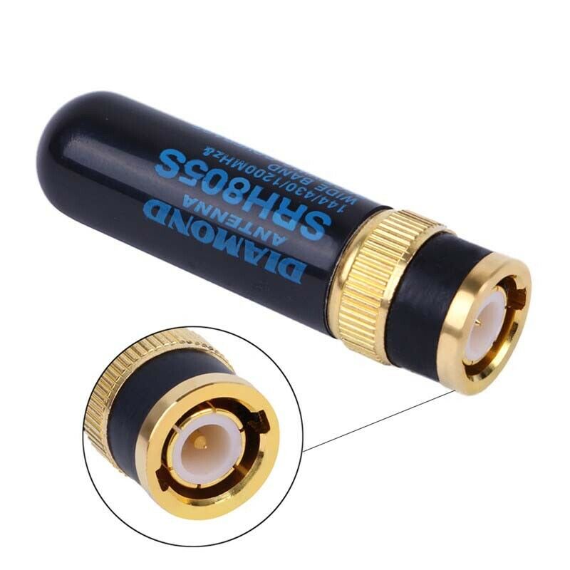 SRH805S BNC DUAL BAND U/V 144/430MHz Antenna for Kenwood TK100 TK200 TK220 TK308