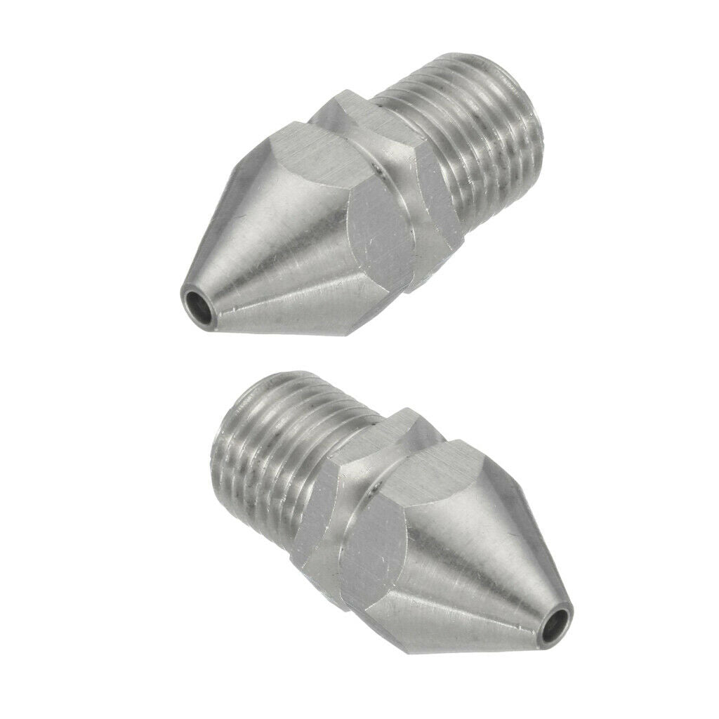 2pc Pressure Washer Drain Sewer Cleaning Pipe Jetter 4 Jet Garden Accs Parts
