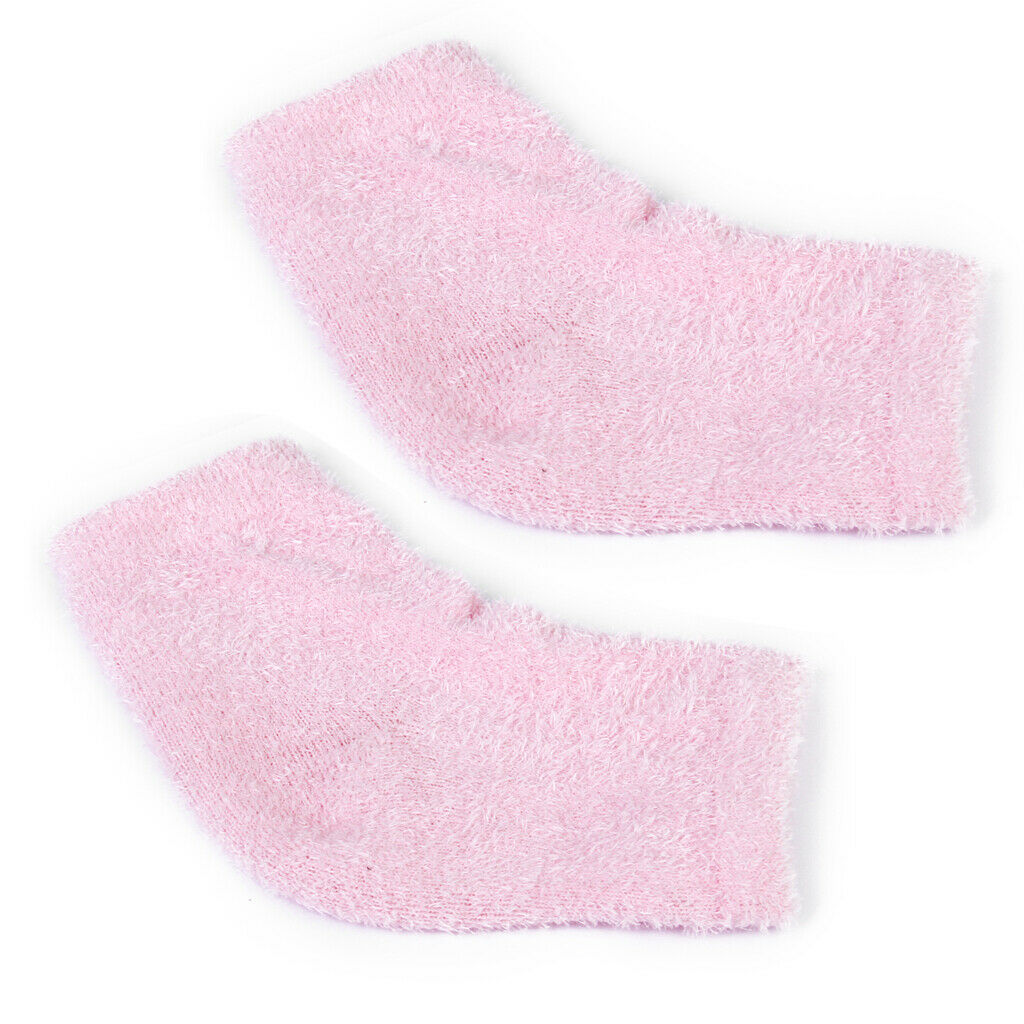 2x  Soften Repair Cracked Skin Moisturizing Spa Gel Socks Treatment