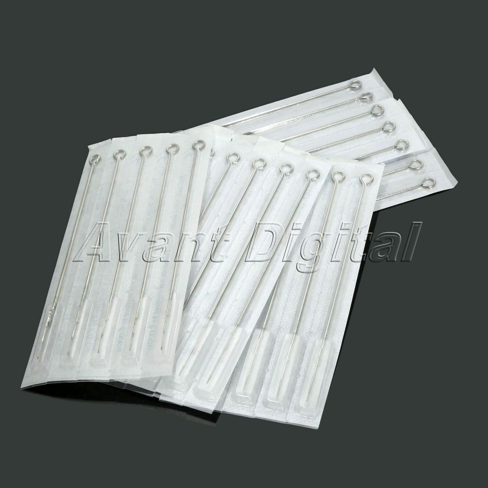 50pcs tattoo needle round liner needle surgical steel made 3RL+5RL+7RL+9RL+5RS