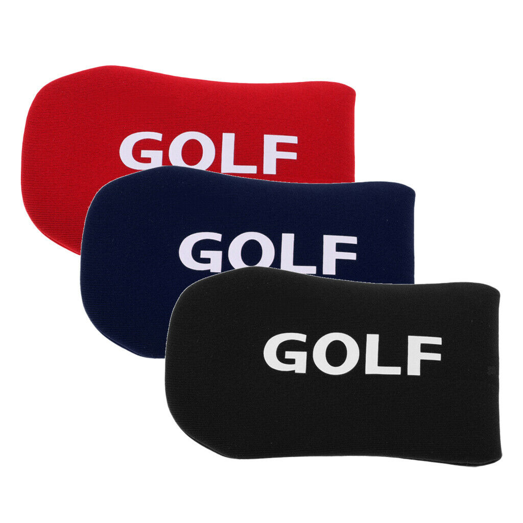 Soft Comfortable Golf Mallet Head Cover Iron Protector Putter Cover Red