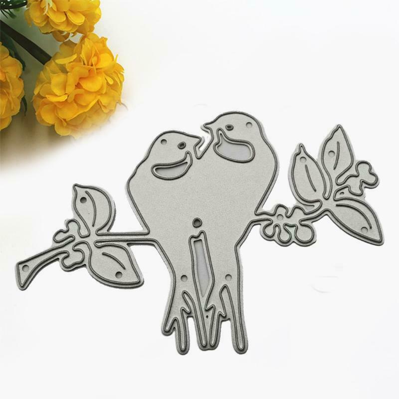 Lovebirds Metal Cutting Dies Stencil DIY Scrapbooking Album Paper Card Template