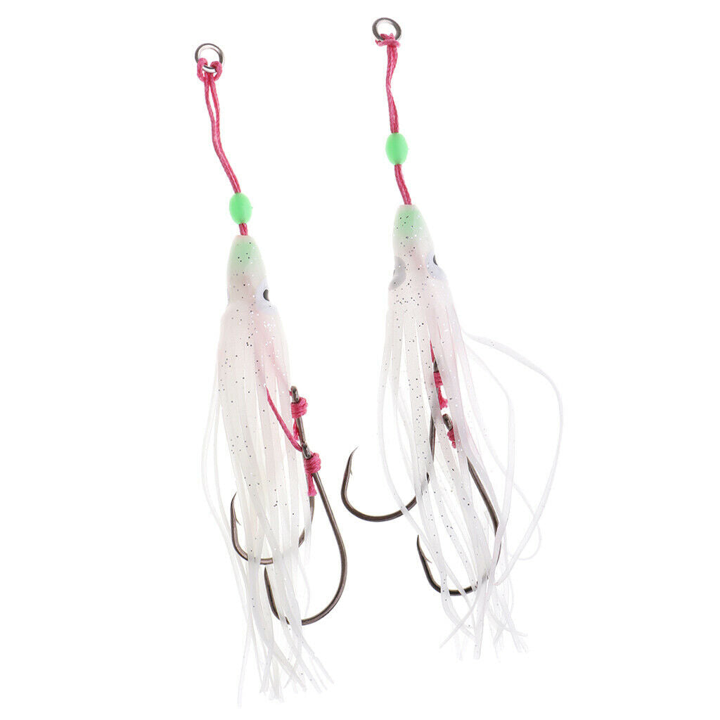 Squid Jig Fishing Lure Saltwater Lure Squid Rock with Hook