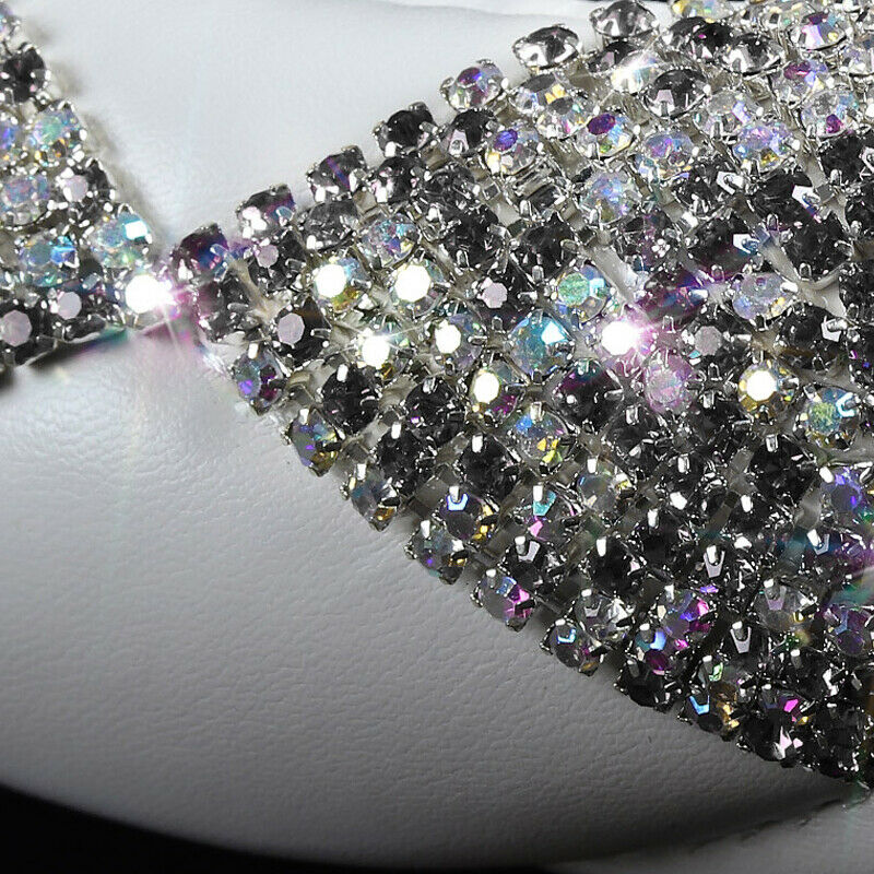 1PCS Car SUV Truck Steering Wheel Cover 38cm/15" Deluxe PU Leather Bling Diamond