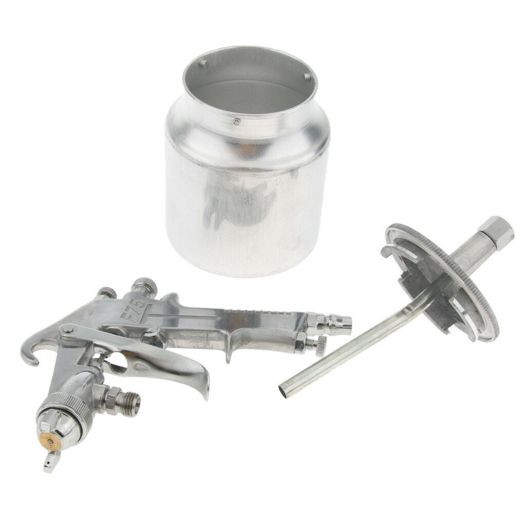 Stainless Steel Pressure Feed Spray Gun, Adjustable Manual Paint Spray Can