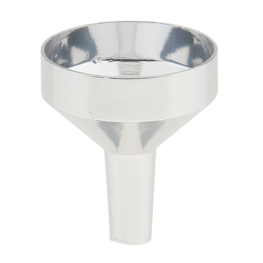 12x Aluminum Mini Funnels For Filling Perfume Diffuser Bottle Liquid Oil