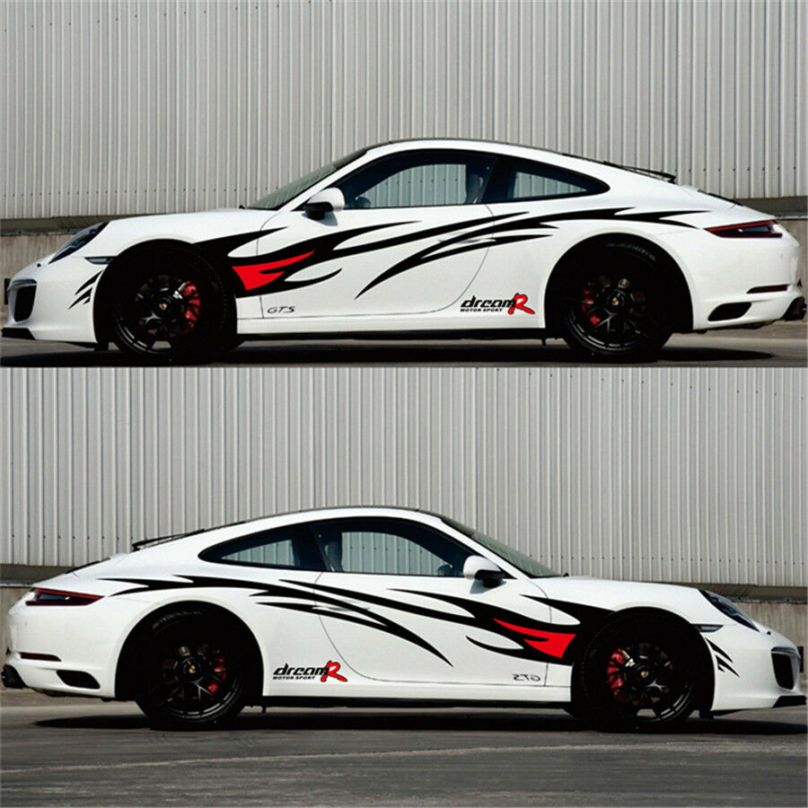 Car styling Flame Graphics design automobile accessories Car body decor Decals