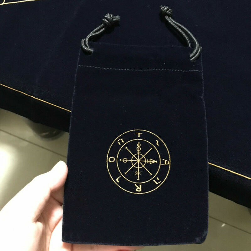 Altar Tarot Cards Cloth Tablecloth Divination Wicca Props Velvet Portable Sack