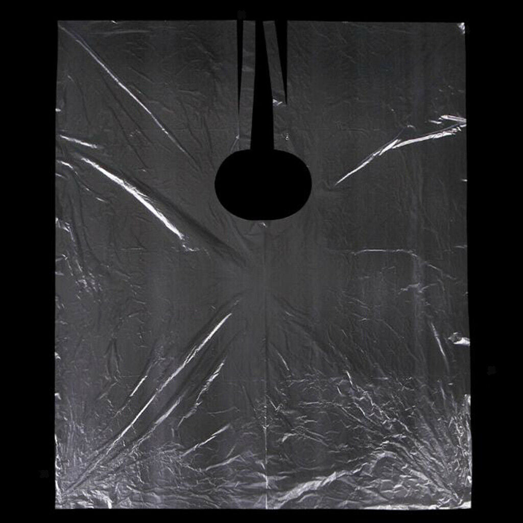 200 Pieces Disposable Hair Cutting Capes Gowns Protect Home Salon Perm Apron