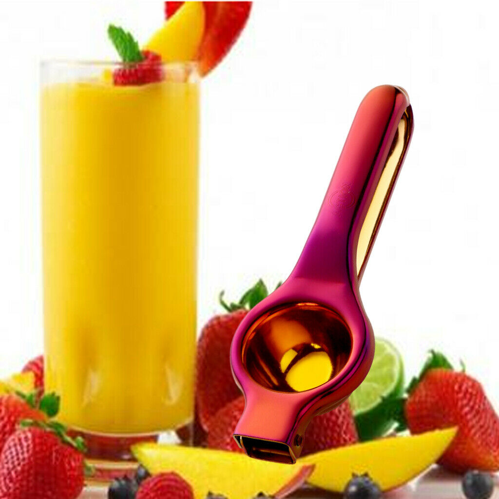 Handheld Manual Fruit Juicer Citrus Lemon Squeezer Hand Press Tool Rainbow