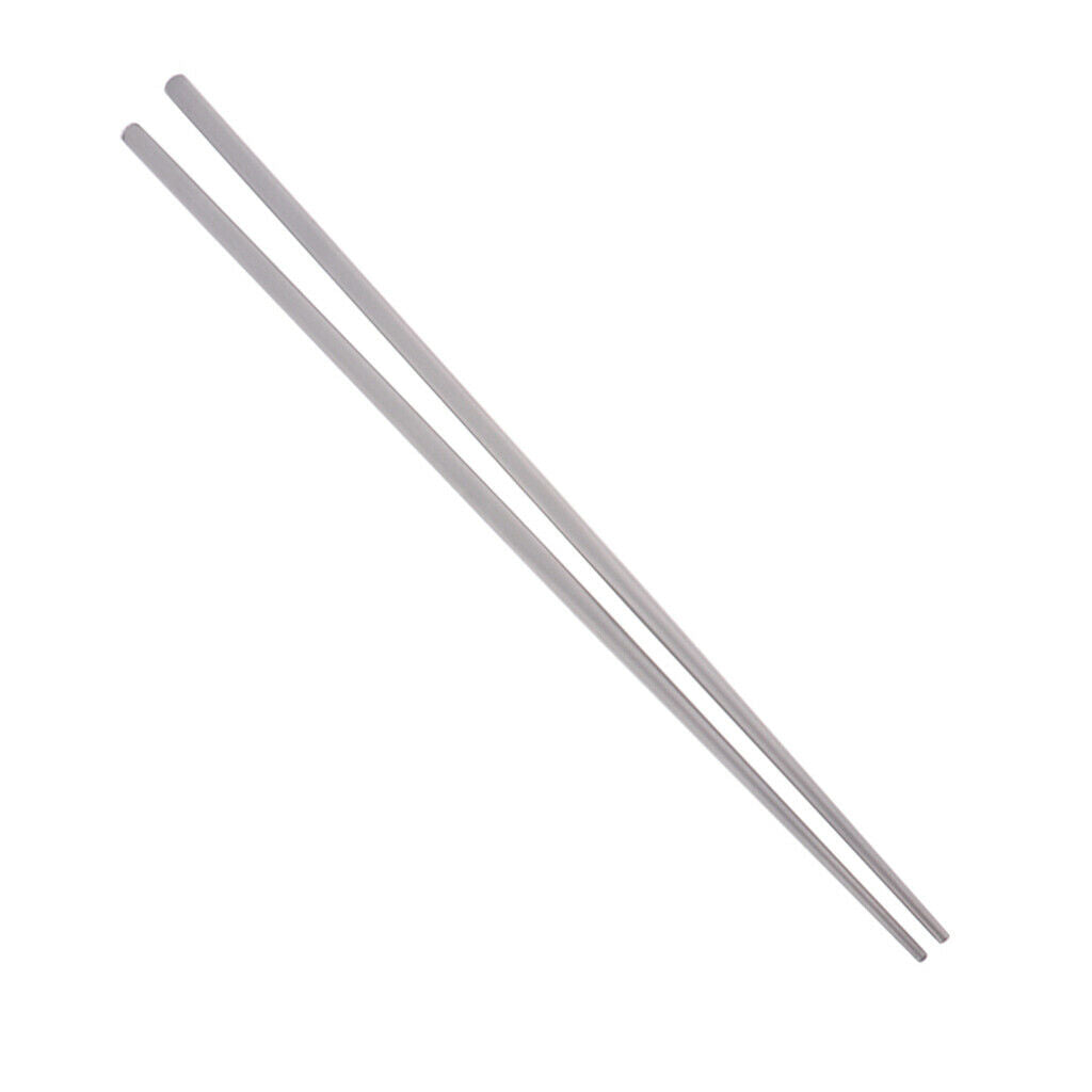 1 Pair Reusable Non- Portable Chopsticks Titanium Exquisite Utensils