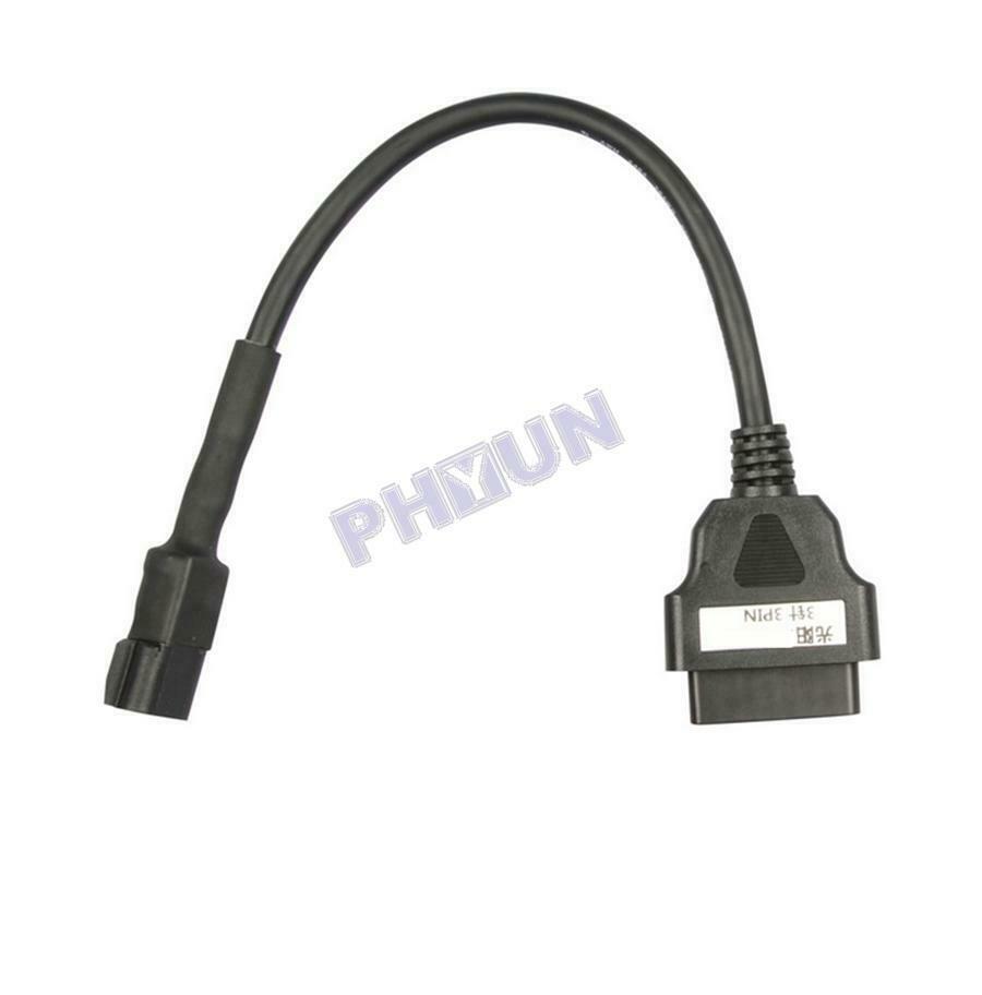 Motocycle 3 Pin To 16 Pin OBD Plug Adaptor Diagnostic Cable Fit For KYMCO Moto