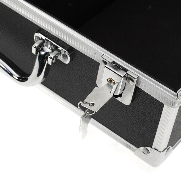 Tattoo Machine Tube Storage Case Organizer with Clasp for Equipment Black