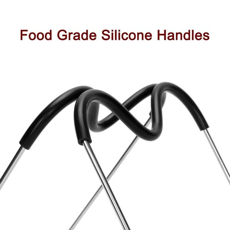 Steamer Stand With Silicone Handles Is Compatible With Ready-To-Eat Pot AccessI1
