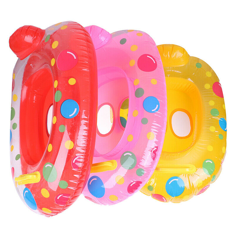 Summer Kids Baby Inflatable Seat Swim Ring Pool Aid Trainer Swim Float boat SJ