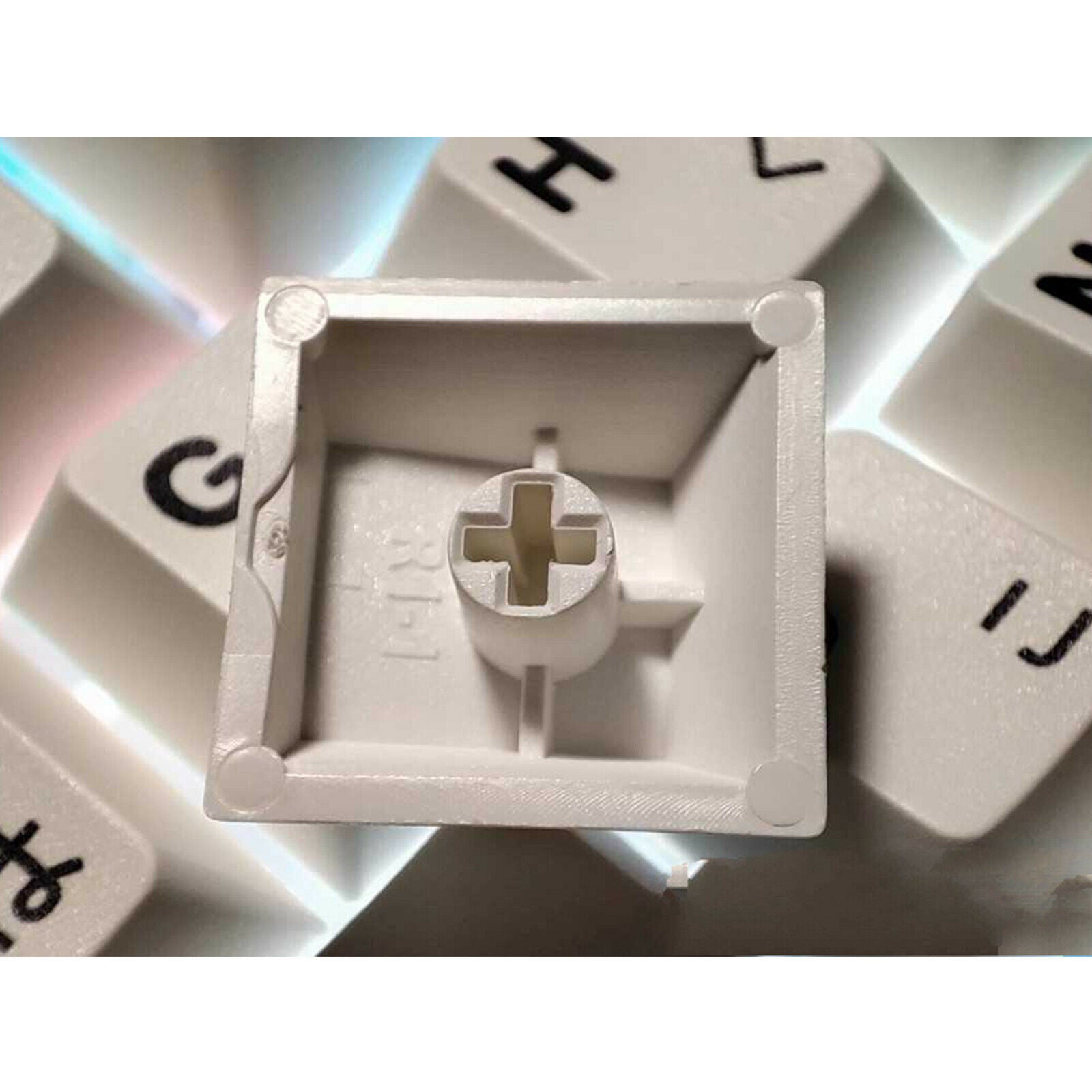 137-key Sublimation Keycap White Color Keycaps for Mechanical Keyboard