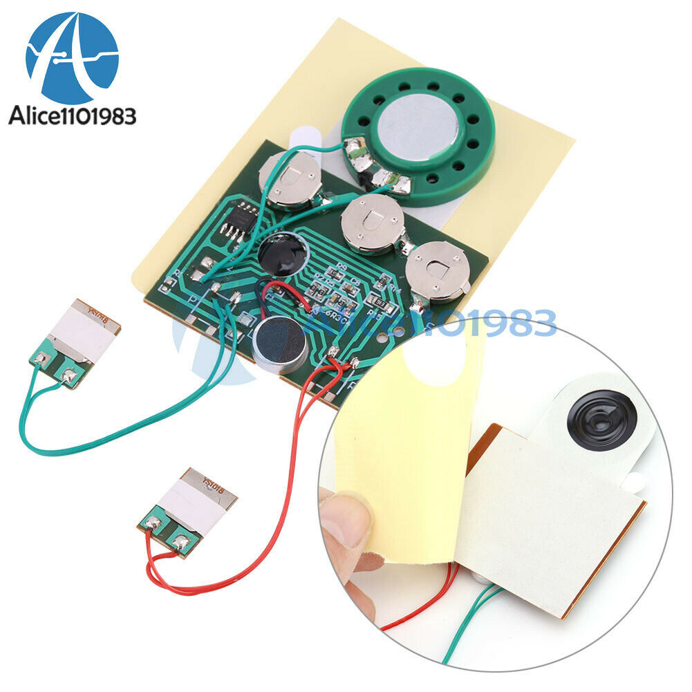 30s Greeting Card DIY Recordable Voice Music Box Sound Module Musical DIY Board