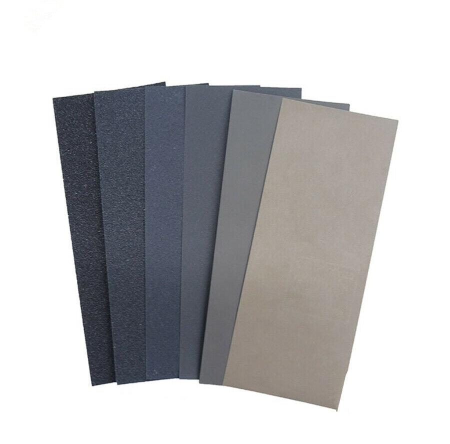 45 Pcs 15 Kinds Assorted Wet Dry Sandpaper 80-3000 Grit Sandpaper Sanding Sheets