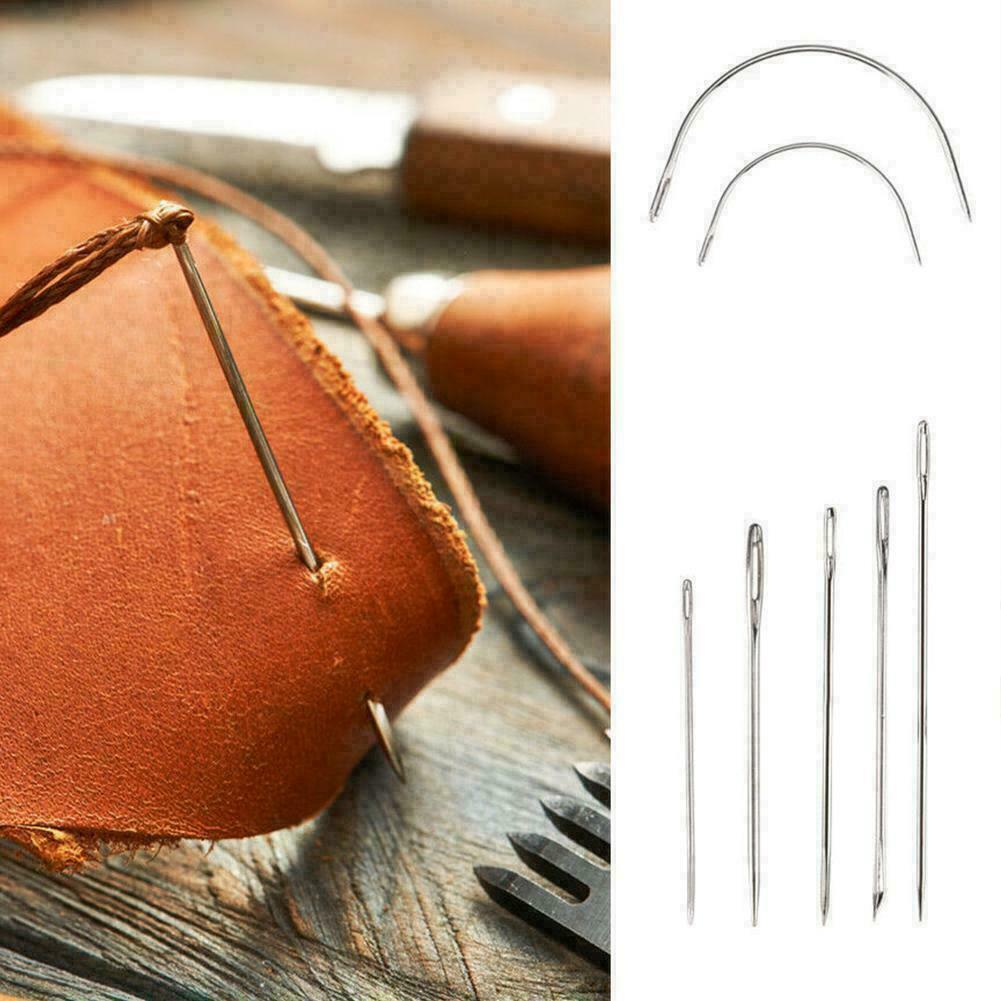 Repair Sewing Needles Kit Upholstery Carpets Canvas Tool Leather Curved L3K4