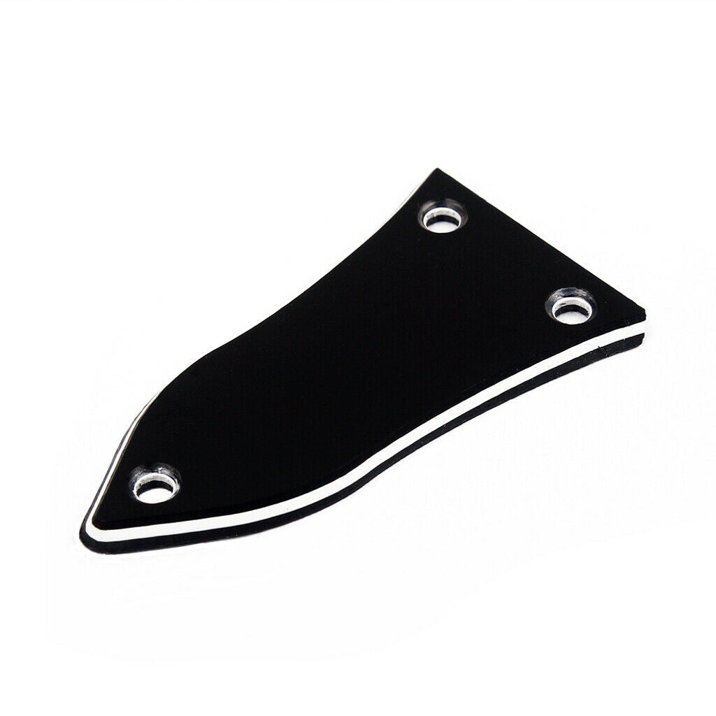 5Pcs Durable 3 Holes Truss Rod Cover Plates Screws Sets for Guitar Supplies