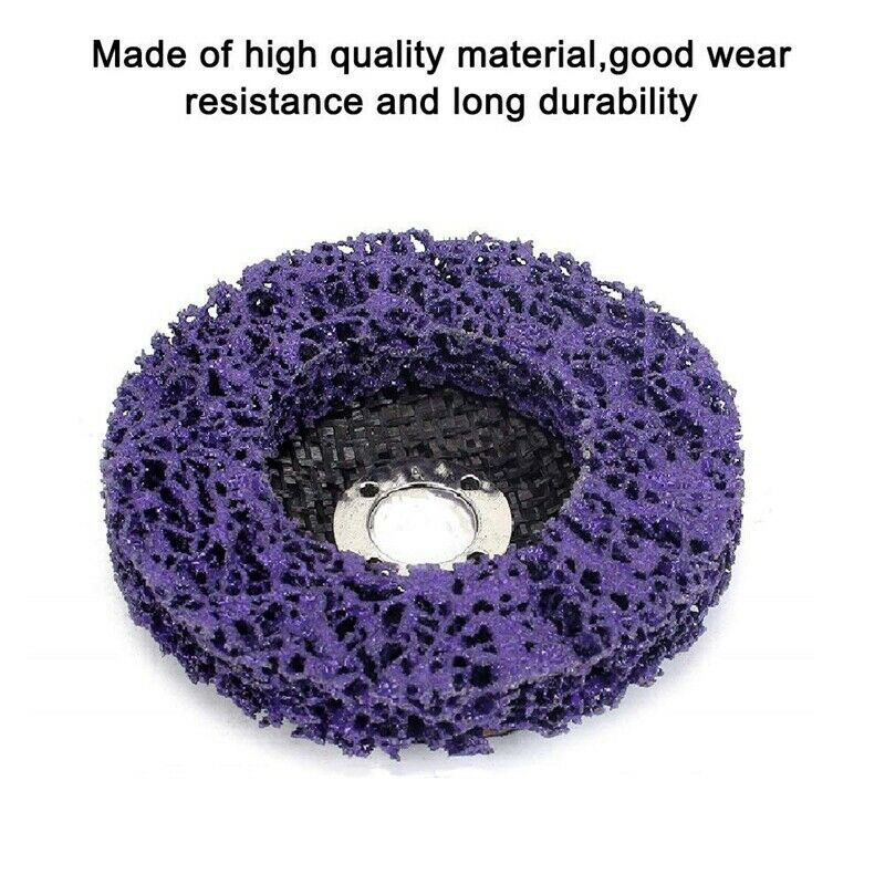 4 Pack 4-1/2 inch(115mm) x 7/8 inch Stripping and Clean Disc for Angle GrinderV1