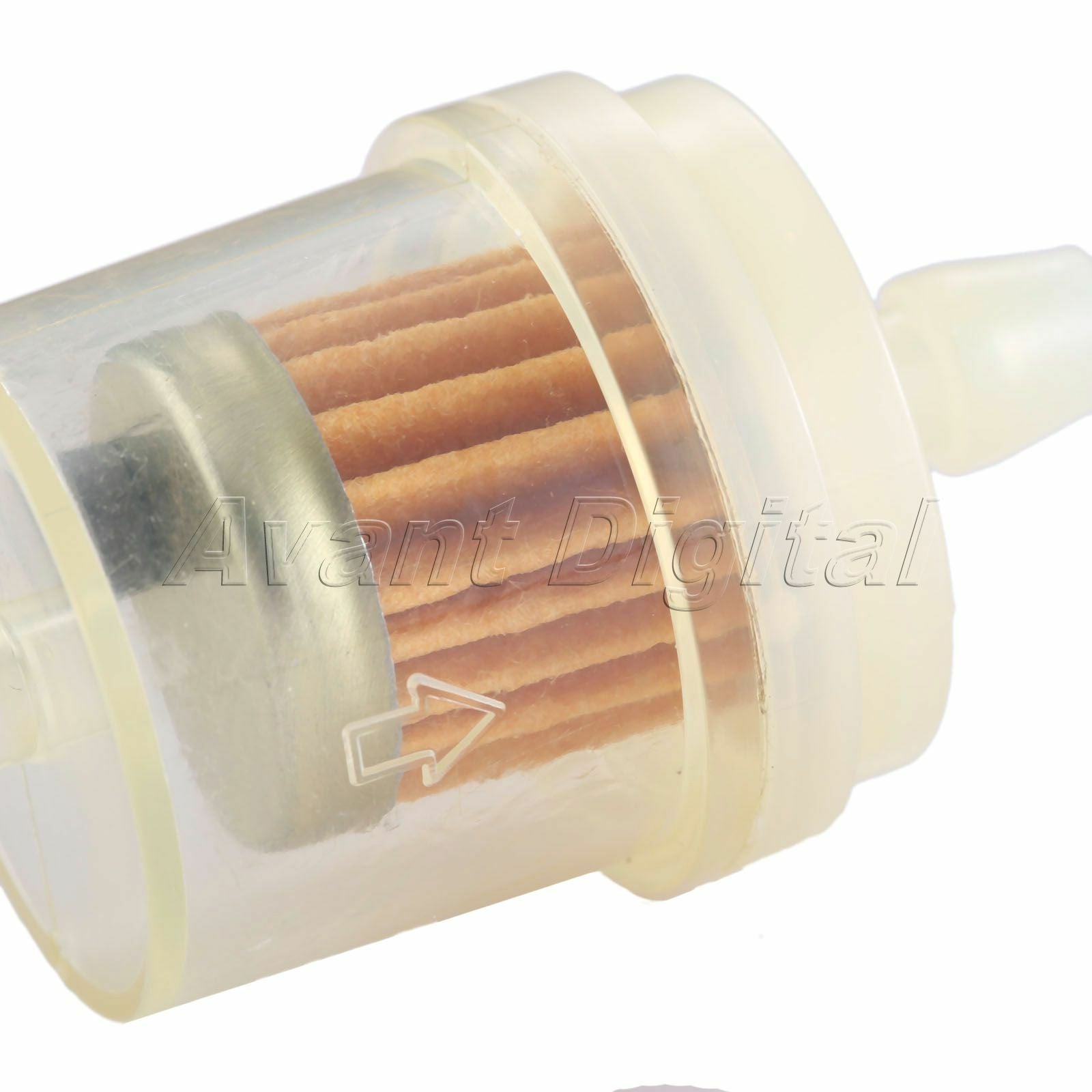 10Pcs Fuel Filters Oil Petrol Filter 1/4 inch 6mm Hose For Motorcycle Motorbike