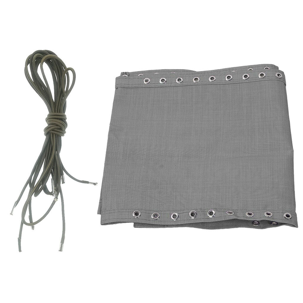 Fabric Recliner Cloth with String for Non-gravity Sling Chairs Couches Gray