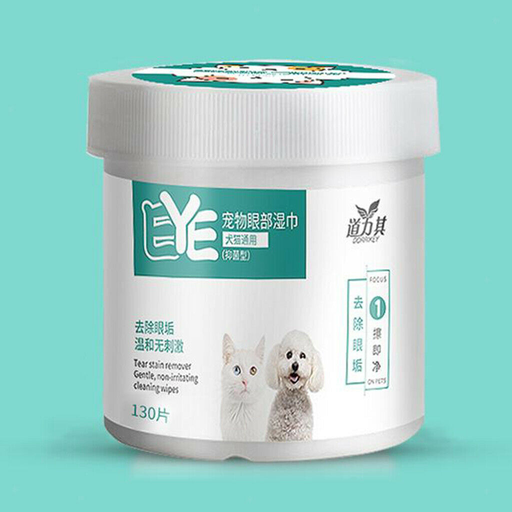 3 Boxes Soft Dog Tear Stain Remover Pet Cat Eye Cleaner Wiping Pads Eye Care