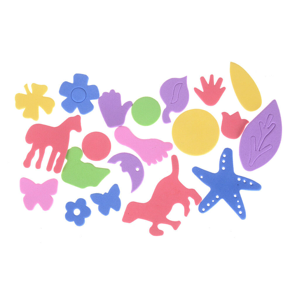 110Pcs Mixed Animal All Shape Foam Stickers KindergartenRRF_DD