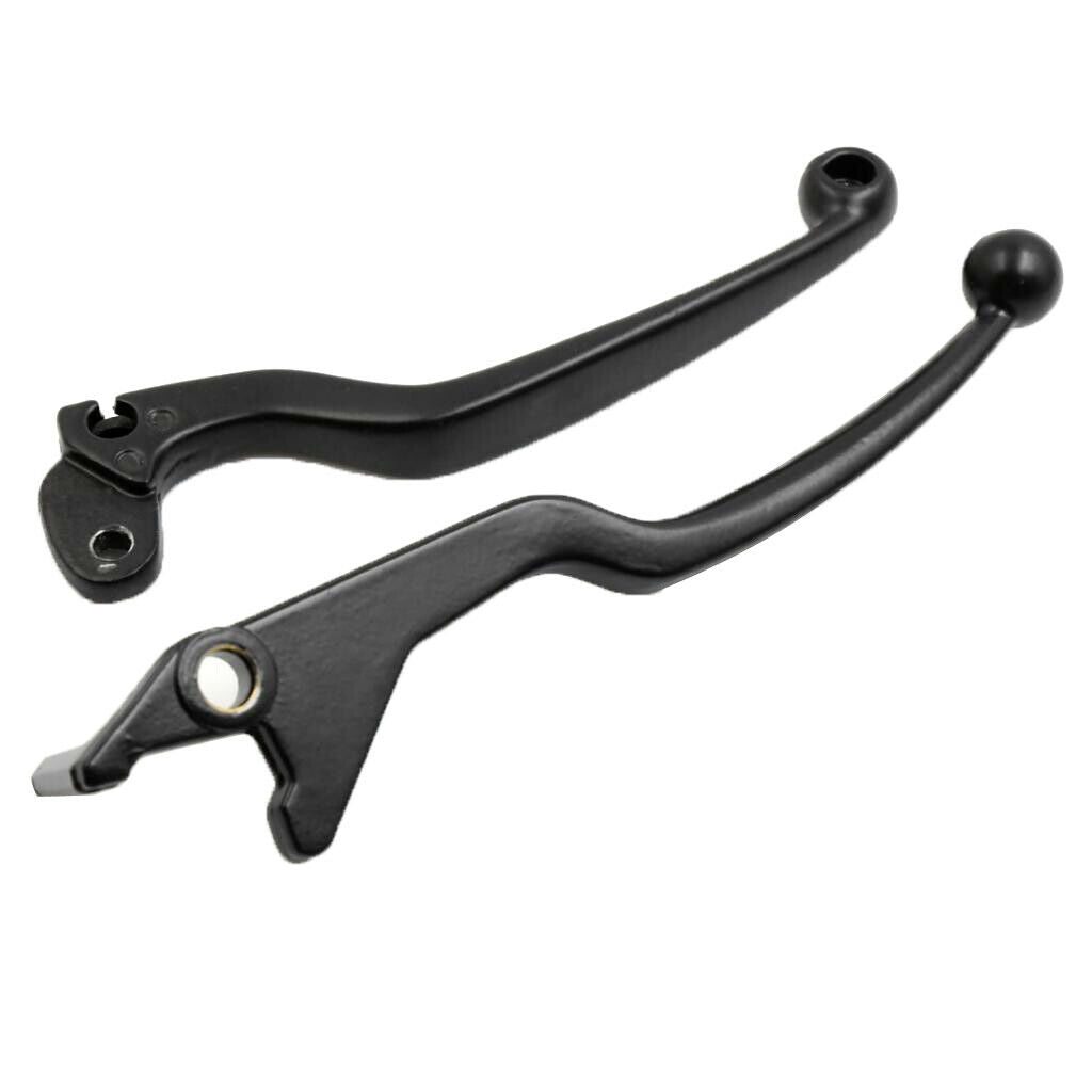 2pcs Handle Grip Metal Clutch Lever For for Suzuki Motor 125cc GN125 GS125 Black