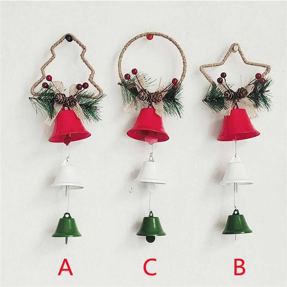 New Year Decor Hanging Ornament Xmas Tree Decorations Christmas Bells Pendant