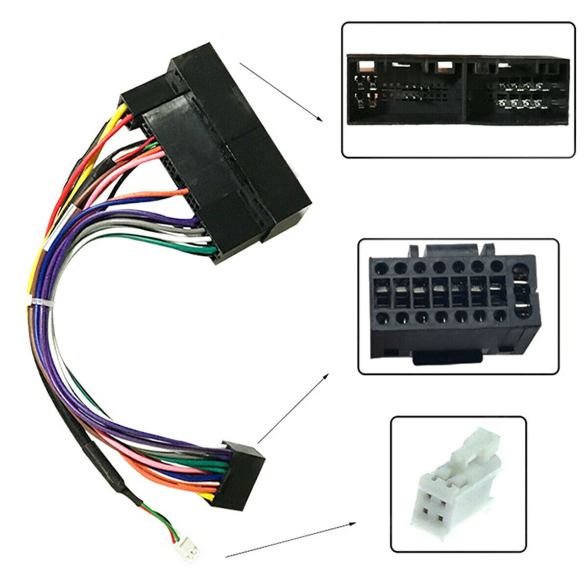 1 × 16 PIN Stereo Radio Wiring Harness Connector For KIA Carens/ Sportage/ K2-K5