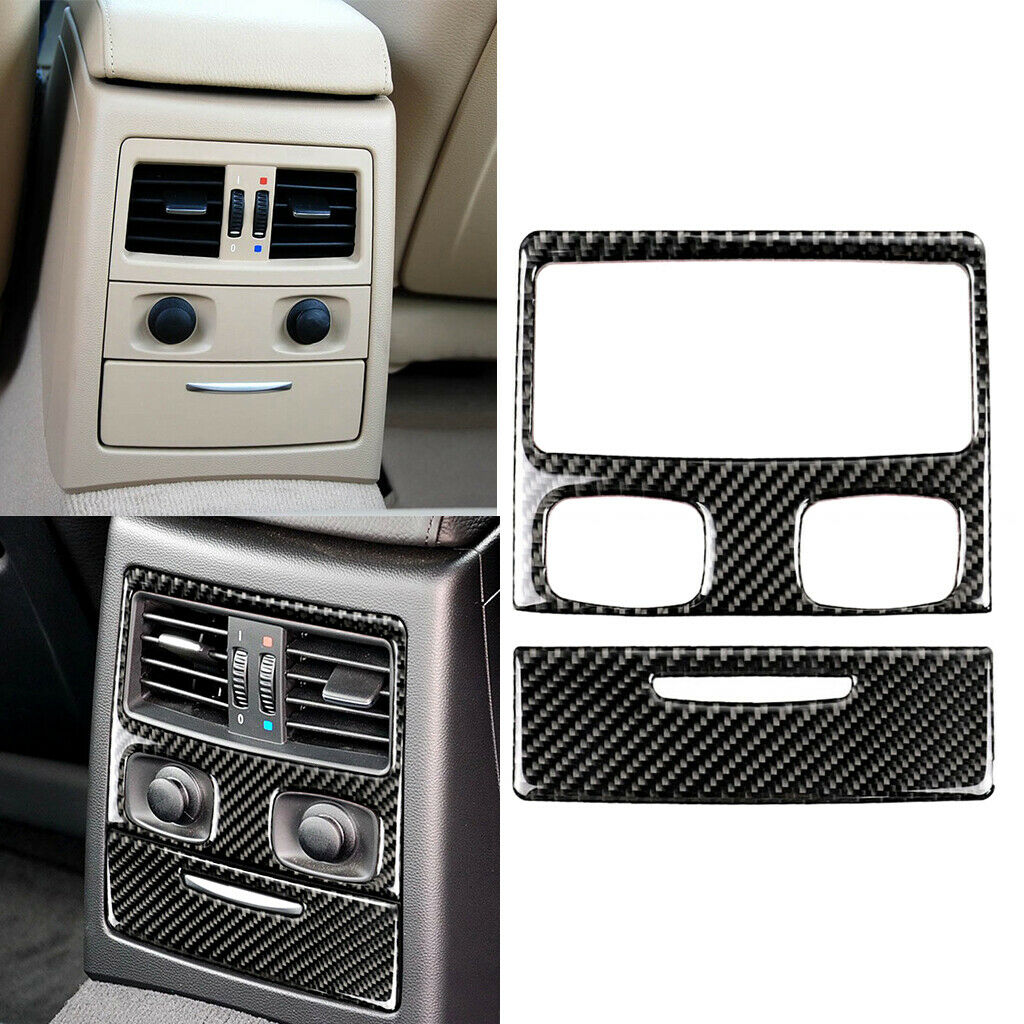 Carbon Fiber Car Air  Vent Cover Trim for BMW E90 E92 E93 2005-2012