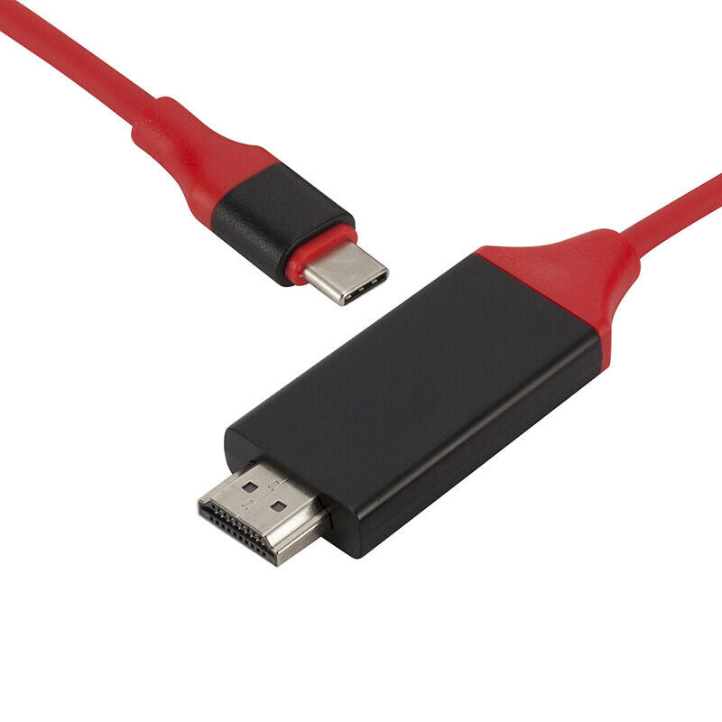USB-C Type C to HDMI Cable AV TV Adapter USB 3.1 Plug And Play 4K HD Video Ca Pb