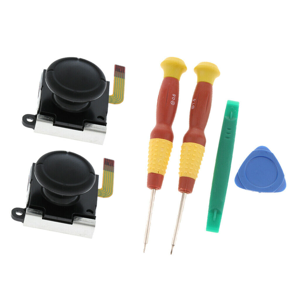 2x Analog Joystick Sensor & Triwing Screwdrivers For Nintendo Switch Joy-con
