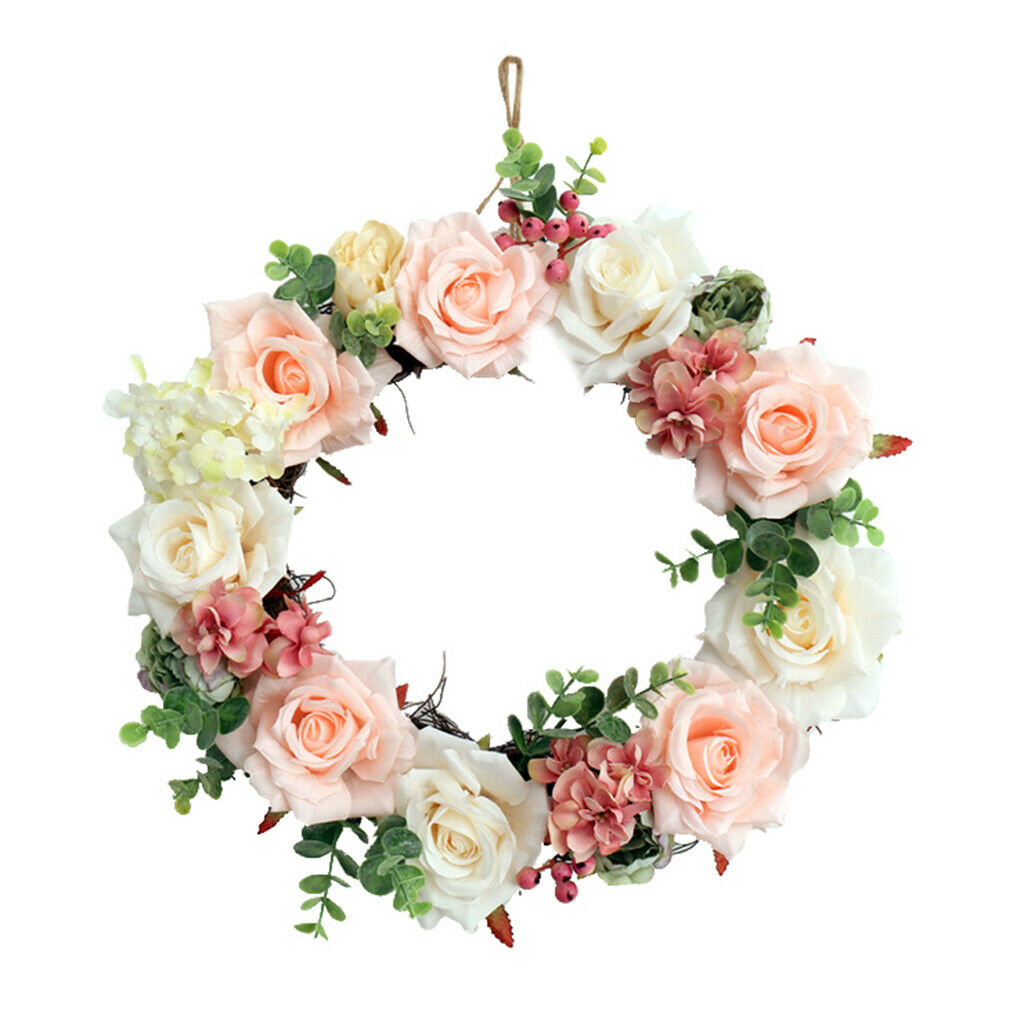 Artificial flowers wreath for home hotel restaurant etc. size: 37